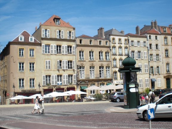 Esplanades near the Cathedral, Metz, France