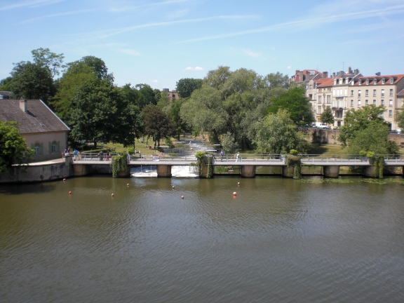 Log flume, Metz, France