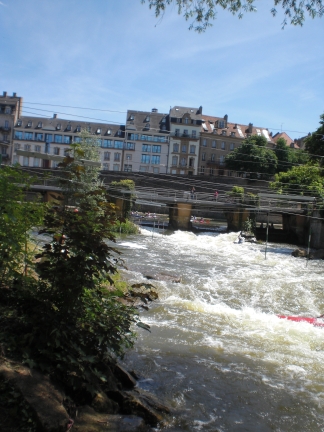 Log flume, Metz, France